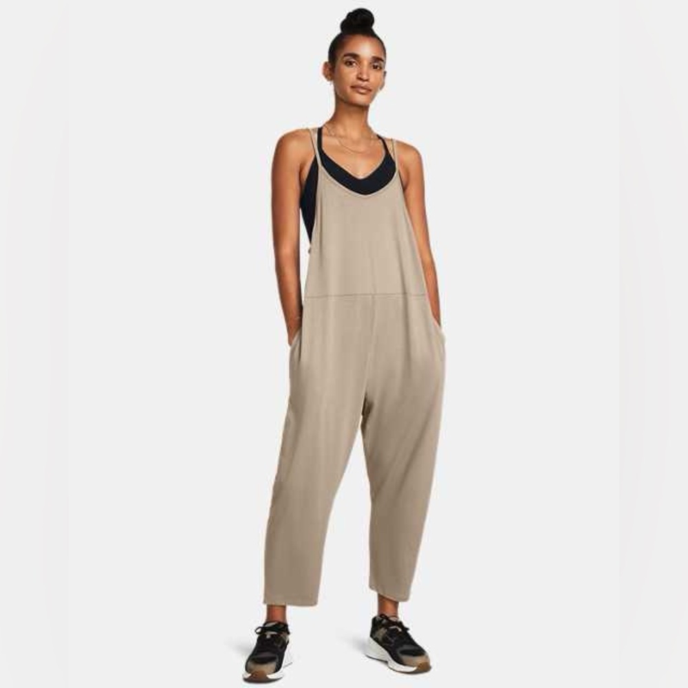 BRAND NEW NWT Tan Rival Under Armor Jumpsuit Size M